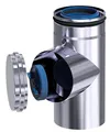 Skoberne CondensBlue VA Aussenwand Revisionsstück DN80/125