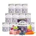 FRESCO Dog NassBarf Ibérico 12x400g | Hypoallergenes Hundefutter Nass getreidefrei | Mono-Protein & 80% Frischfleisch | Nassfutter für Hunde ohne künstliche Zusätze | Aus Deutschland