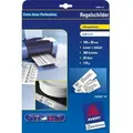 Regalschilder 105x38 mm 170 g/qm beschichtet matt 350 Stück