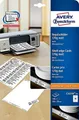 AVERY Zweckform C32258-25 Regalschilder (blanko, beidseitig bedruckbar, matt wei