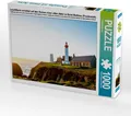 Calvendo Leuchtturm errichtet auf den Ruinen einer alten Abtei in Saint Mathieu (Frankreich) 1000 Teile Puzzle quer 640x480mm, Bosse Christian; 7412806