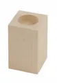Kerzenhalter Holz 12x6 cm Rechteckig aus Buche Teelichthalter 1 Stück