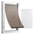 VEVOR Haustierklappe Katzenklappe Hundeklappe Magnetklappensystem Aluminium S
