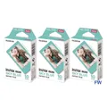 Fujifilm Instax Mini Sky Blue Film 30 Bilder 3er Pack NEU OVP Fachhändler