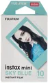 instax mini instant film, Blue border, 10 shot pack, suitable for all instax min