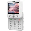 Onestyle Diamond, Design-Mobiltelefon, Social-Media Funktionen, 4G, Dual-SIM - Weiß