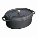Staub Cocotte Bräter 23 cm oval Topf Kochtopf Gartöpfe Kochgeschirr Bratentopf