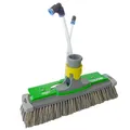Unger NUH41 nLite Hybrid Bürste, Grau/Grün, 41cm Größe