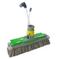 Unger NUH41 nLITE Hybrid 41 cm Bürste für Wasserstangen Borstenmix, synthetische und Wildschweinborsten, kraftvoll