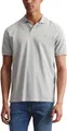 Marc OߴPolo Herren Kurzarm-Poloshirt aus Bio-Baumwolle Regular Fit, Grau (Iron Grey Melange), XL