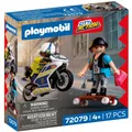 PLAYMOBIL 72079 Verfolgungsjagd mit Motorrad
