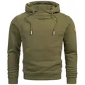 Alessandro Salvarini Kapuzenpullover ASRemii Hoodie mit Kapuze grün XXL (56)