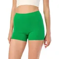 Merry Style Leggings Damen Shorts Radlerhose Hotpants MS10-283 (1-tlg) aus Viskose grün XS