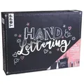 Frechverlag: Handlettering - Die wunderbare Kreativbox Rundum-Set zum Handlettering mit Anleitungsheft, Postkartenblock, Brush Pens, Gelschreibern