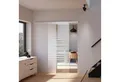 inova wohnen Glasschiebetür Streifen Dekor 88 x 203,5 cm, Komplett Set mit Schienensystem