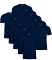 Herren T-Shirt Basic O-Neck Tee, (10 Stück) Rundhalsausschnitt, Einfarbig in Dunkelblau, Gr. XXL