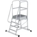 Munk Plattformleiter mit Rollen 4 Stufen (Plattformleiter, 295 cm) (303104)