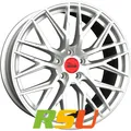 MAM RS4 matt silver painted 8x18" ET45 LK5 108 ML 72.6 Alufelgen 18 Zoll