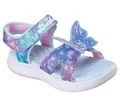Skechers Mädchen Jumpsters Sandal Butterfly Brites, Blue, 29 EU