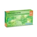 ARNOMED Nitril Lime Green Einmalhandschuhe, puderfrei, grün 389-L , 1 Packung = 100 Stück, Größe L