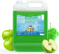 Belissia Slush Eis Sirup 5L Konzentrat | Apfel Geschmack | sehr ergiebig in knalligen Farben (1:5) | Glycerin frei