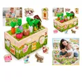 Montessori Holzspielzeug 12-18 Monate Farben Formen Sortieren Farm Bauernhof