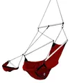 Ticket to the moon Moon Chair Hängesessel aus Fallschirmseide rot Hängestuhl