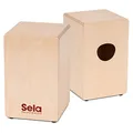 Sela SE 117 Primera - Cajon für Einsteiger und Fortgeschrittene - inkl. Sela Snare System, 12 mm Birkenkorpus, spielfertig aufgebaut, Made in Germany