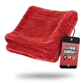 Nuke Guys Microfaser Auto Trockentuch - Gamma Dryer S bis XXL Mikrofasertuch (Microfaser, 40x40 cm, 1-tlg., Gamma Dryer S - Rot - 40x40cm 1400GSM)