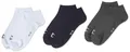 Champion Unisex Core 3PP Sneaker Freizeitsocken, Blu Marino, Bianco, Grigio Melange Chiaro, 43-46