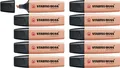 Highlighter - STABILO BOSS ORIGINAL Pastel - Pack of 10 - Creamy Peach