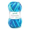 Monis-Wollstuebchen Gründl 50m/50g Filzwolle color FB 38