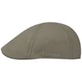Stetson Texas Cotton Flatcap UV Schutz 40+ Unifarbene Schirmmütze Frühjahr Sommer Oliv L (58-59 cm)