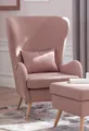 Sessel HOME AFFAIRE "Salla auch in Fellimitat und Feincord, viele Bezugsarten, Ohrensessel", rosa (rosé), B:78cm H:118cm T:94cm