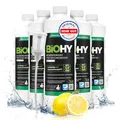 BiOHY Bodenreiniger für Wischroboter (6 x 1 Liter) + Dosierer | Reinigungsmittel Konzentrat für alle Wisch & Saugroboter mit Nass-Funktion | Schaumarm & Streifenfrei | Für alle Böden