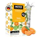 INSTICK Zuckerfreies Instant-Getränk (Orange) - 1 Packung für 12 x 0,5-1 L - Veganes Getränkepulver Kalorienarm & Vitamin C - Instant-Pulver