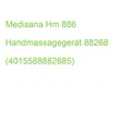 Medisana Hm 886 Handmassagegerät 88268 (4015588882685)