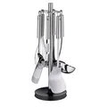 WMF Profi Plus Küchenhelfer-Set, 7 tlg m. Ständer Schöpflöffel Edelstahl Wender