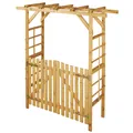 PROMADINO Holzrosenbogen, BxHxL: 65 x 206 x 192 cm, braun