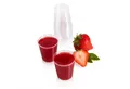 Vivaloo Schnapsglas Wiederverwendbare, 100-tlg., Kunststoff, 2cl mit Eichstrich / Spülmaschinengeeignet