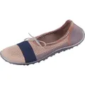 Leguano Zehenschuhe Damen 32303835333030 Beige 36 EU - Beige/Braun/Dunkelblau - 36