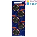 5 MURATA CR2430 Lithium batteries 3V 300 MAH Zelle Coin Knopf Exp 2033 sony Neu