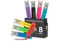 OfficeTree Marker OfficeTree Textmarker mit Spruch nett 8 Stück, (Set 8-tlg), Textmarker mit Sprüchen als Lustige Büroartikel für Studenten