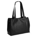 The Chesterfield Brand echt Leder Damen Handtasche Schultertasche Businesstasche Gail schwarz - Schwarz