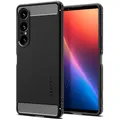 Spigen Rugged Armor Hülle Kompatibel mit Sony Xperia 1 VII -Matte Black