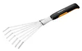 Fiskars Hand-Fächerbesen mit 7 Zinken, Länge: 44,3 cm, Breite: 12,5 cm, Schwarz/Orange, Rostfreier Stahl/Kunststoff, Xact, 1027044