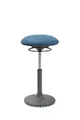 Bürohocker Drehhocker Stehhilfe living chairs Stehhocker grau/petrolblau NEUWARE