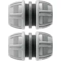 GARDENA 18280-20 Kunststoff Schlauch-Reparaturstück 13 mm (1/2) Ø 2er Set