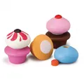 Erzi Cupcakes Holz-Cupcakes Kaufladen Kinderküche, Holzspielzeug