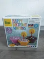 3 Geburtstagsmuffins, Muffins (aus Holz)  für Kinderküche, Kaufladen Erzi 13155
